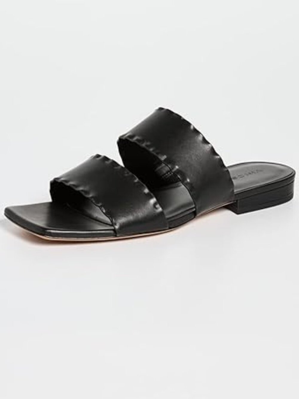 Vince Women's Zofi Mafalda Sandals, Black, 7.5 Medium US